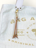 Bolsa Wallow Verde com Alça de Couro Off White