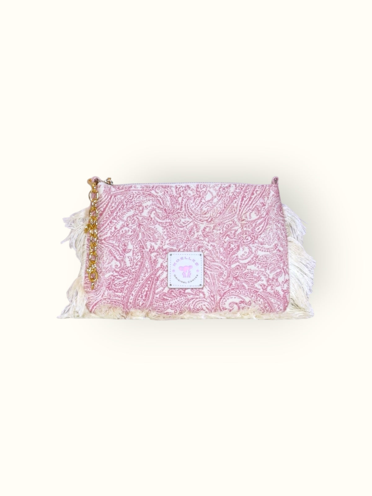 Necessaire Flat Arabesque Rosa