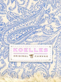 Necessaire Flat Arabesque Azul