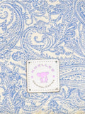 Necessaire Flat Arabesque Azul