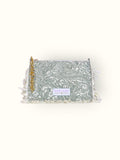 Necessaire Flat Arabesque Verde