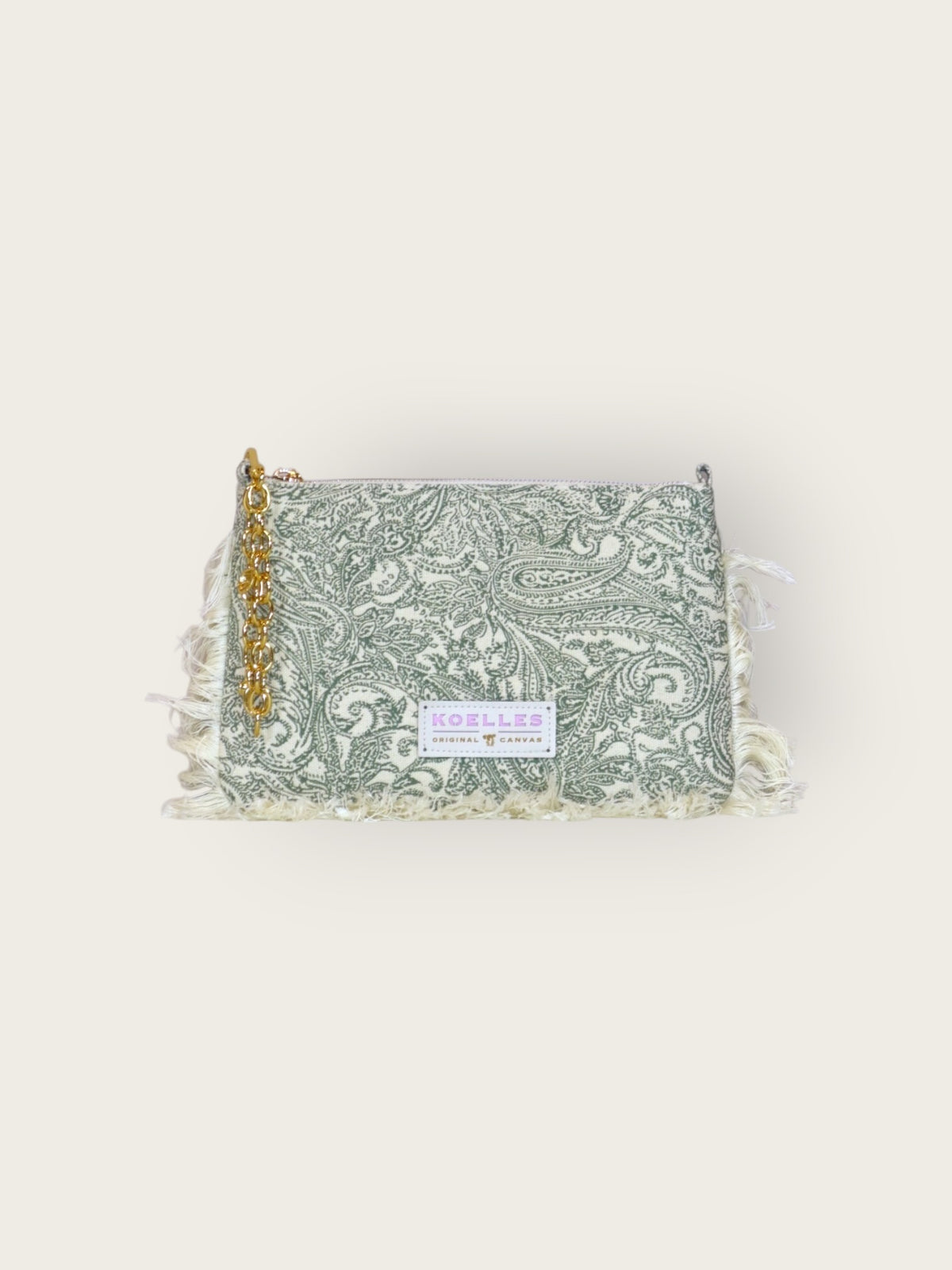 Necessaire Flat Arabesque Verde