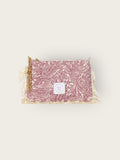Necessaire Flat Arabesque Vinho