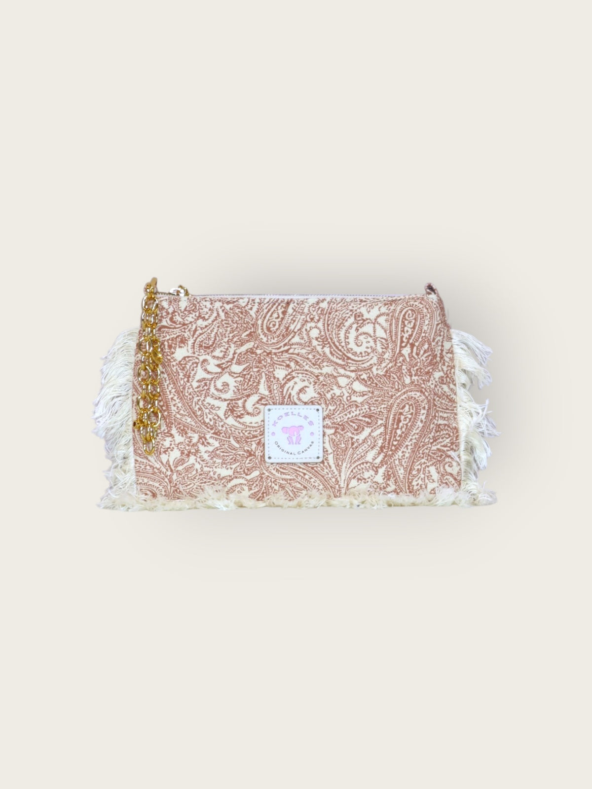 Necessaire Flat Arabesque Terracota