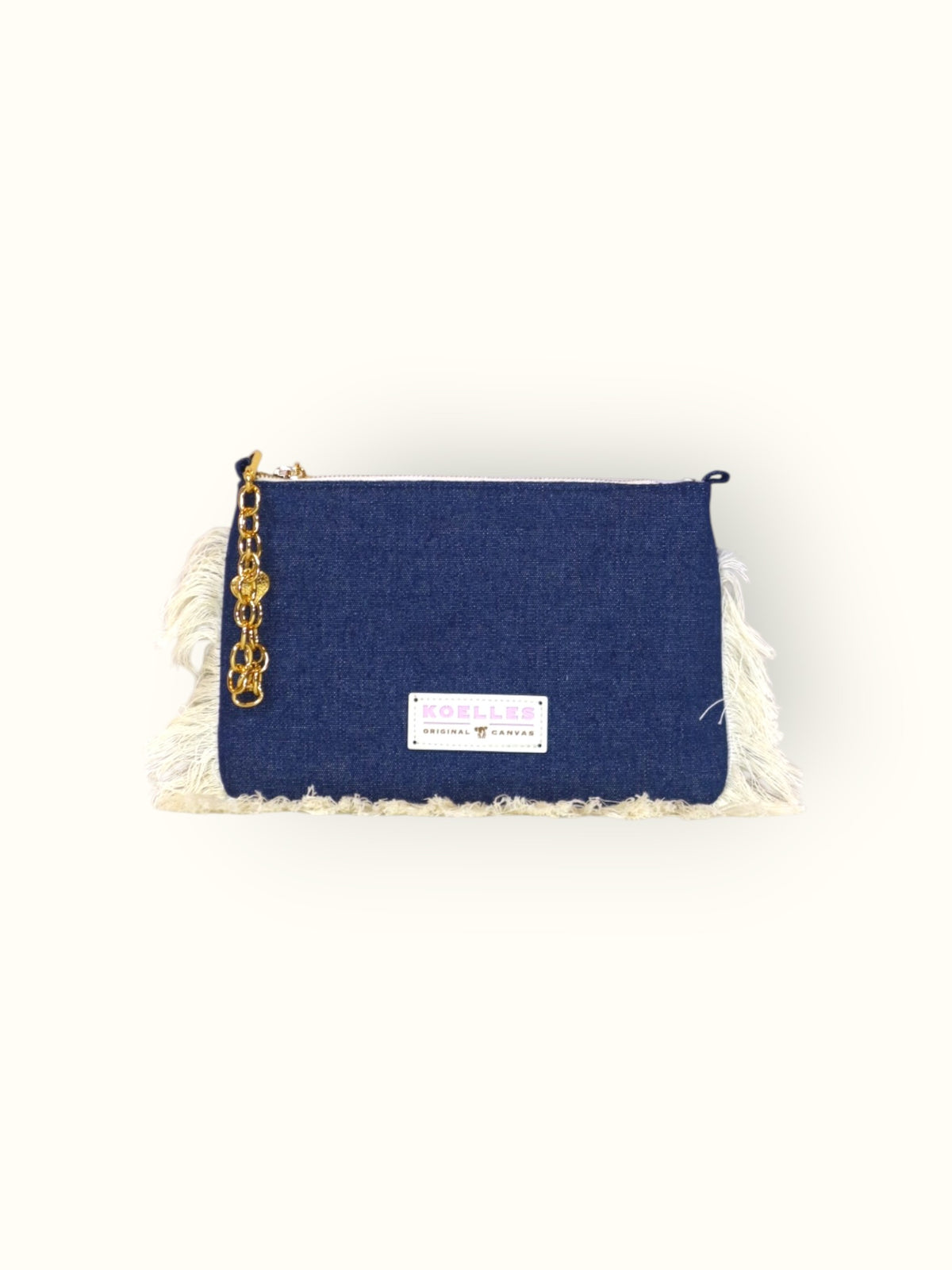 Necessaire Flat Jeans Escuro