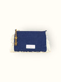 Necessaire Flat Jeans Escuro