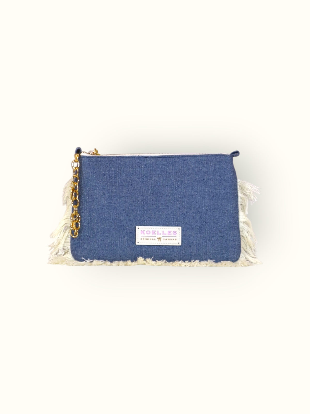 Necessaire Flat Jeans Claro