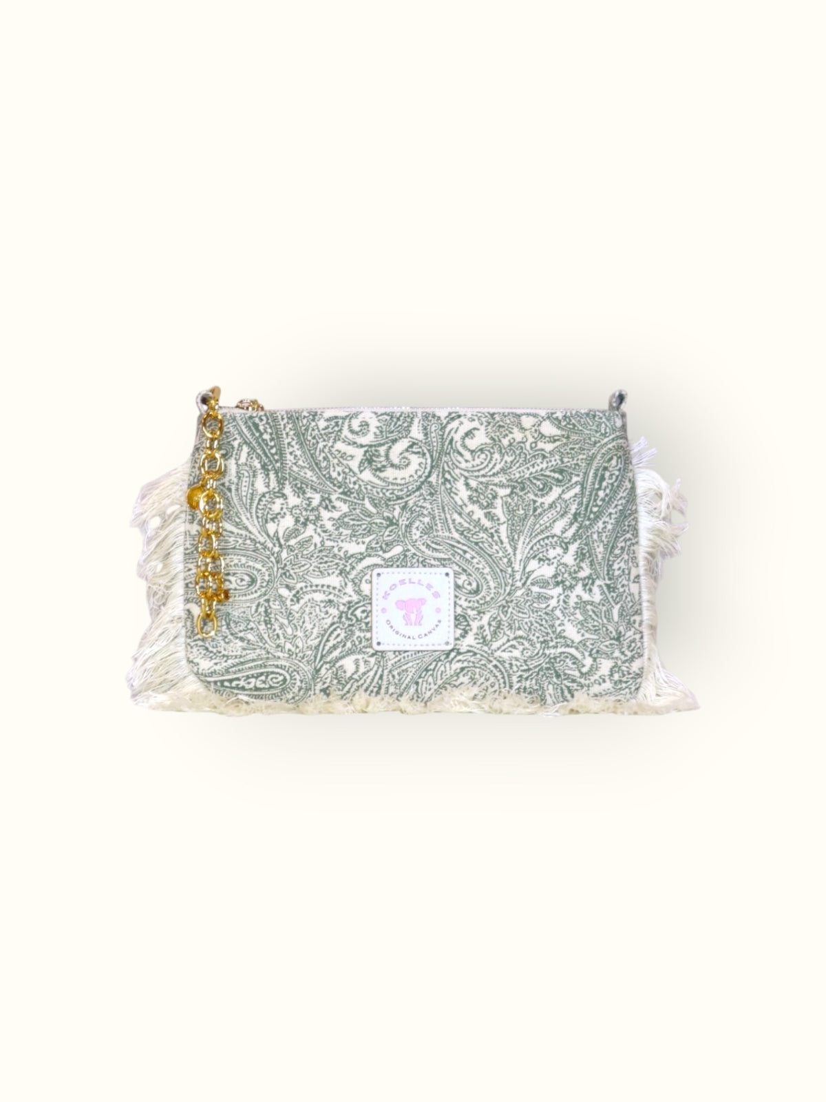 Necessaire Flat Arabesque Verde