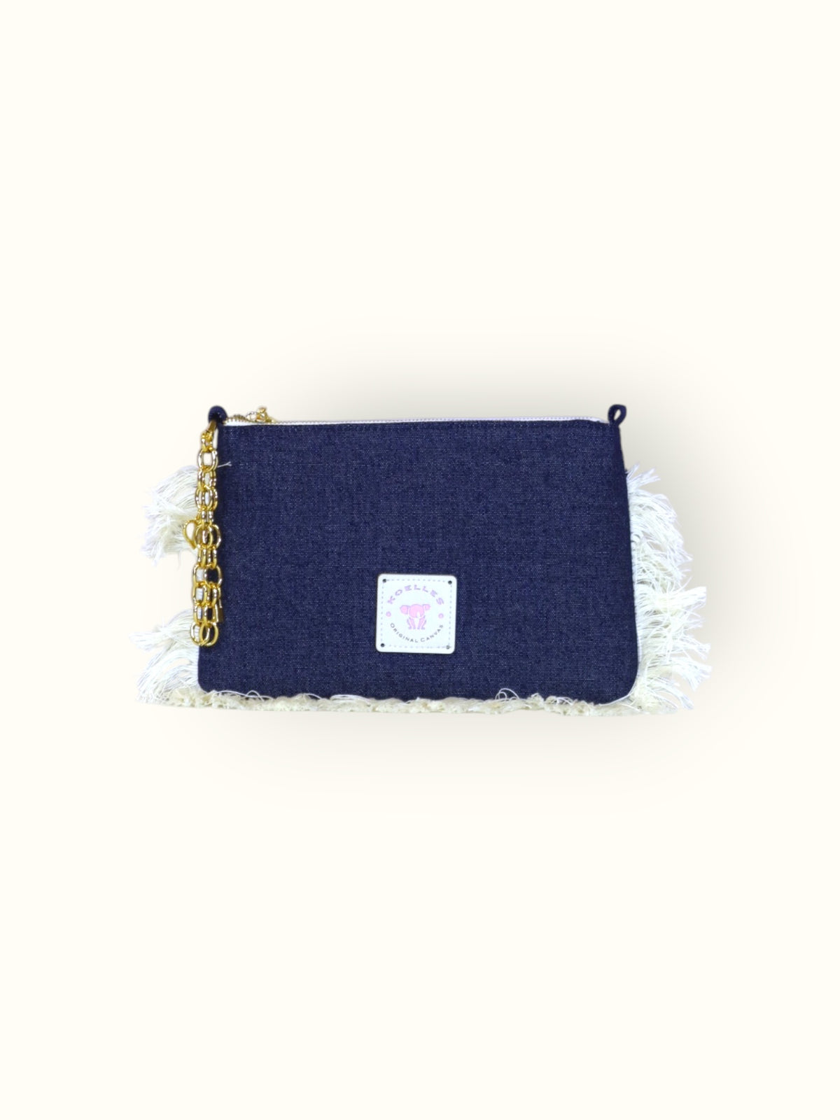 Necessaire Flat Jeans Escuro