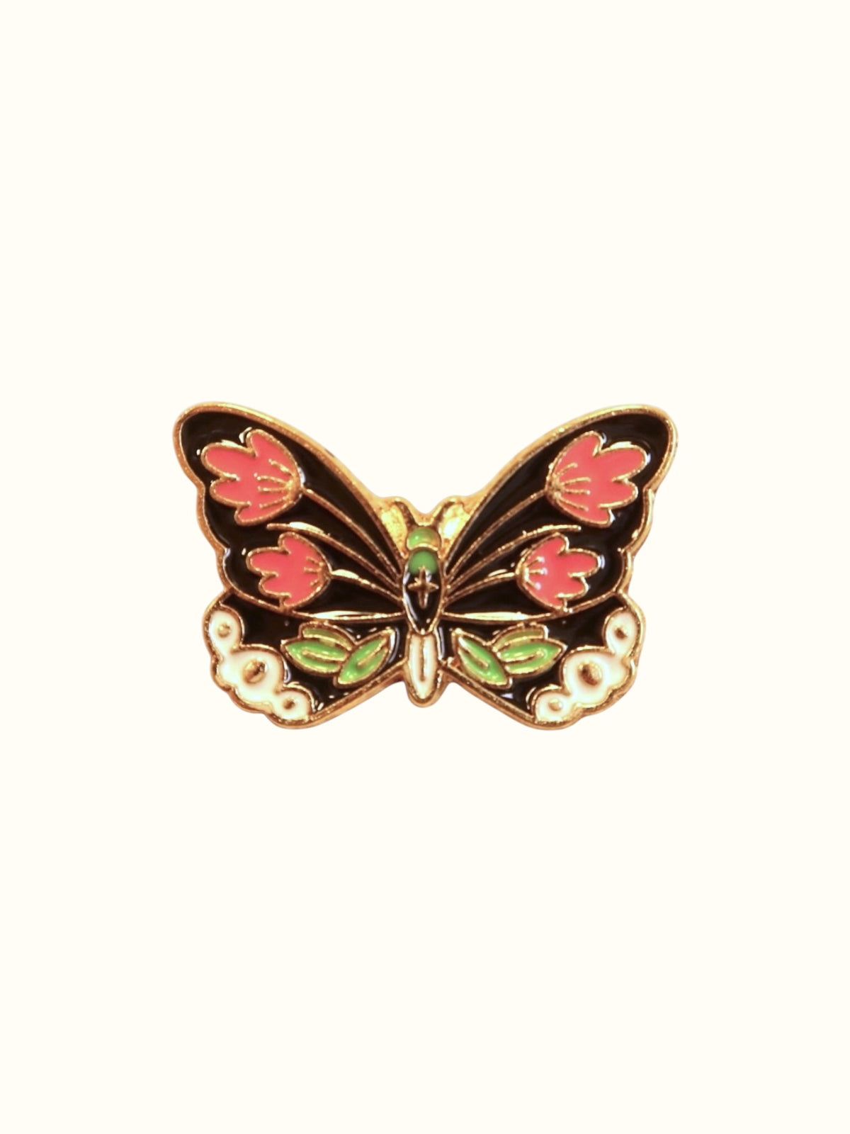 Pin Borboleta Flower