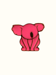 Pin Coala Rosa Escuro